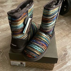 New with tags and box LAMO “Juarez”winter boots Size 10 color Chocolate